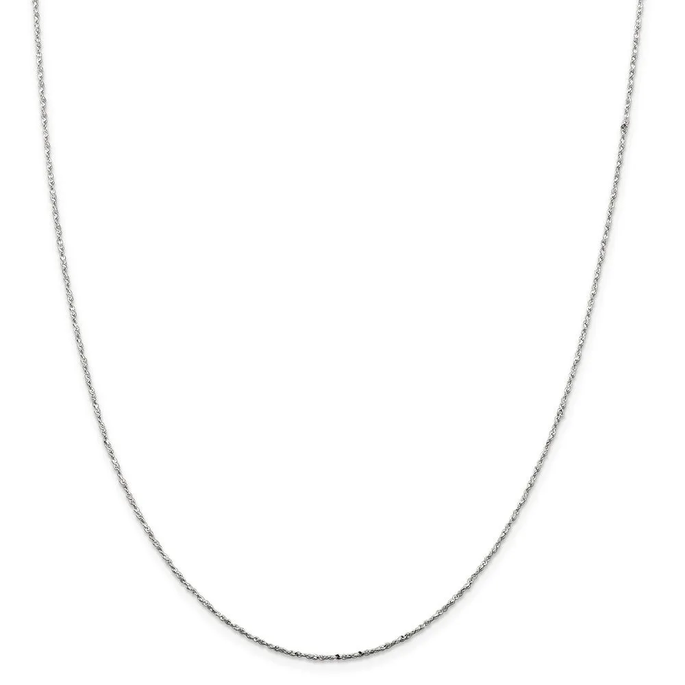 0.5mm, Sterling Silver, Twisted Serpentine Chain, 18 inch