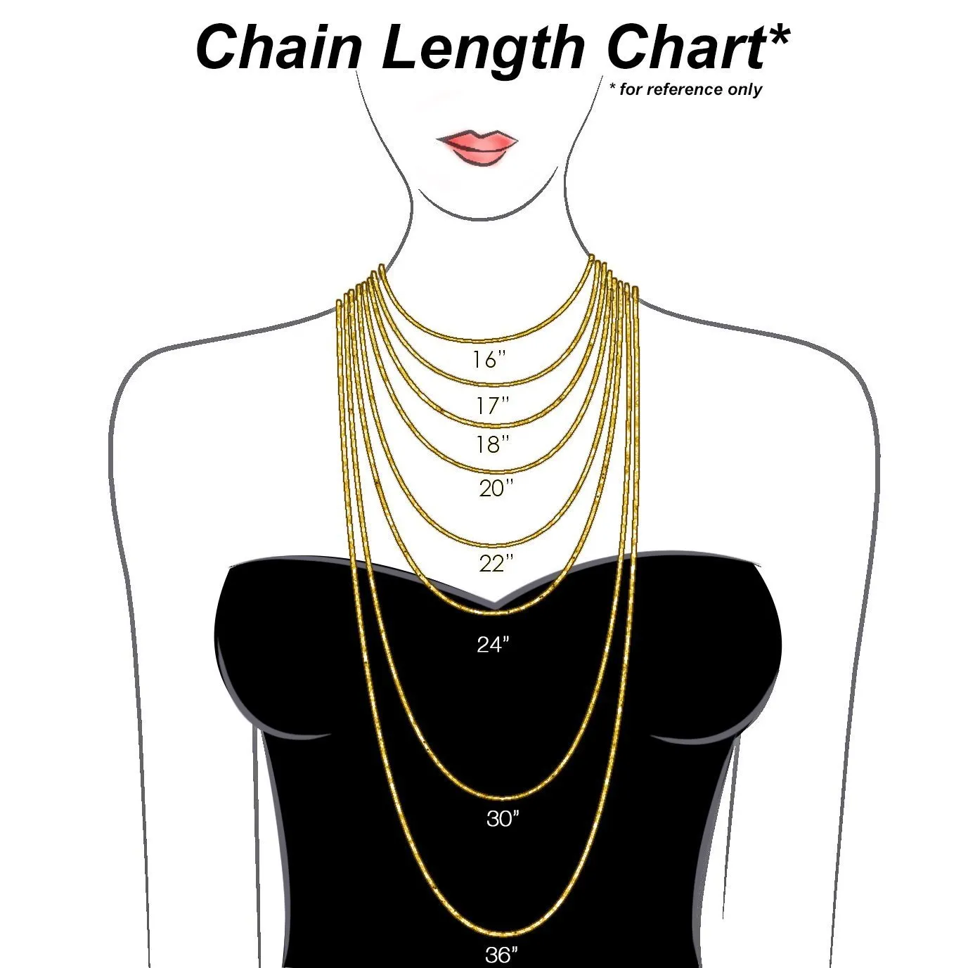 14KT GOLD 0.5MM BOX CHAIN NECKLACE - 4 LENGTHS