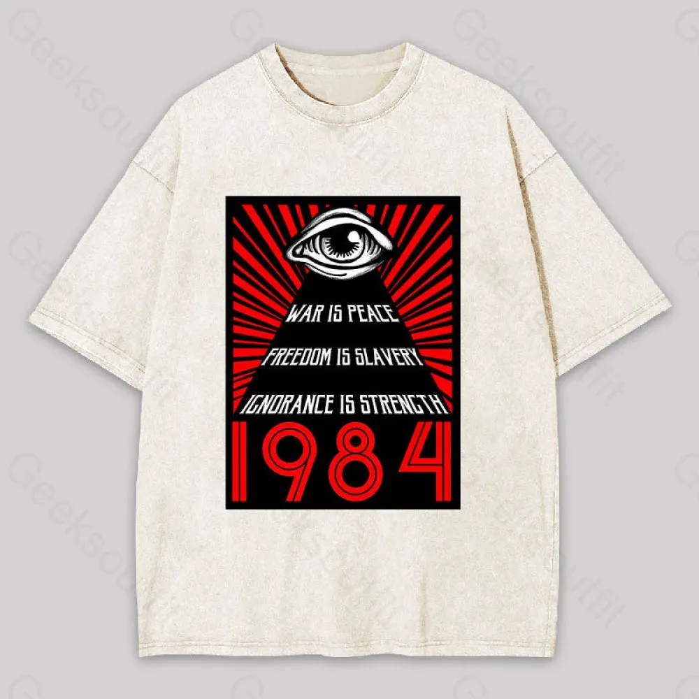 1984 Orwell Washed T-shirt