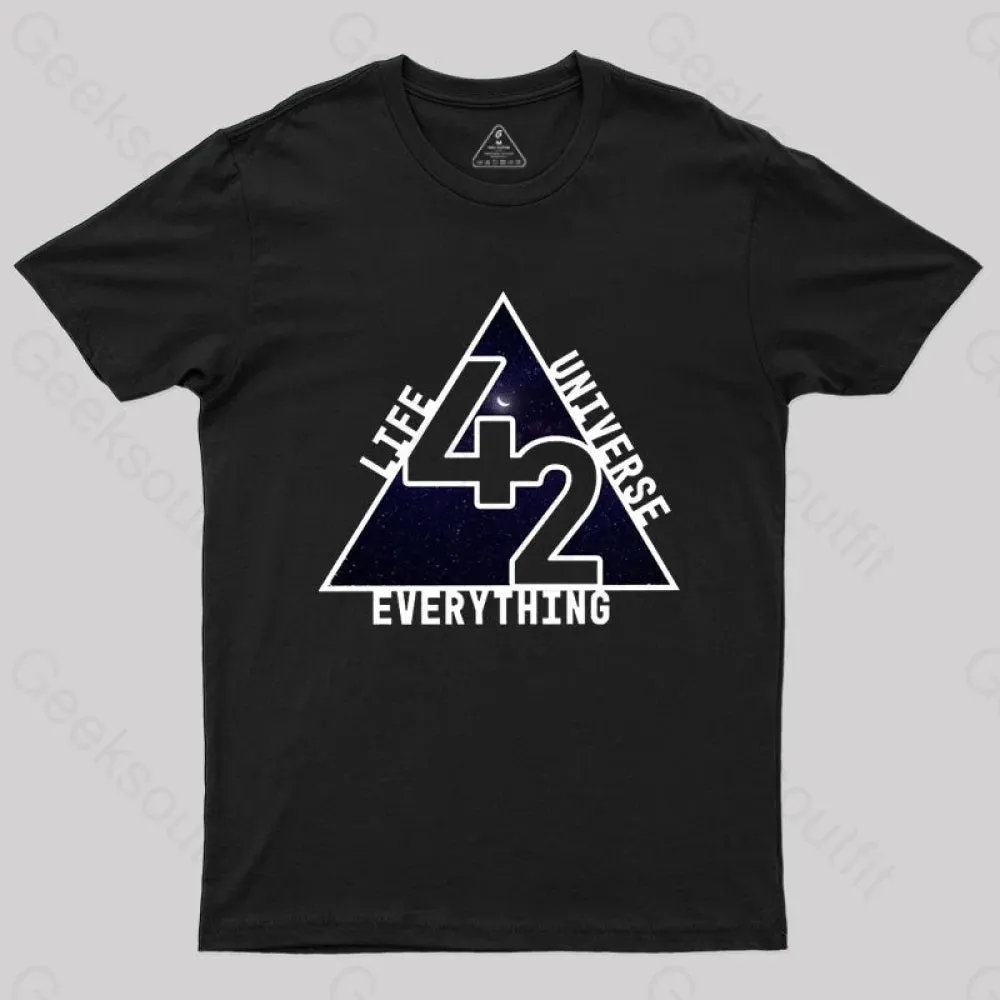 42 The Answer To Life The Universe And Everything T-Shirt