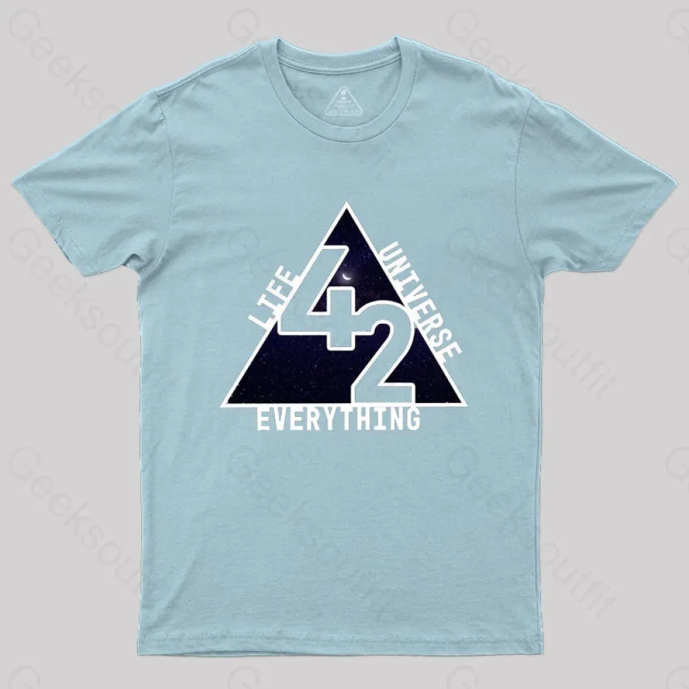 42 The Answer To Life The Universe And Everything T-Shirt