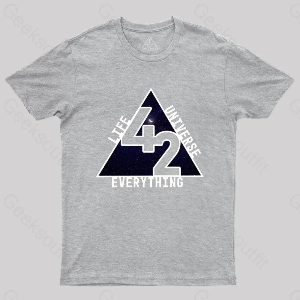 42 The Answer To Life The Universe And Everything T-Shirt