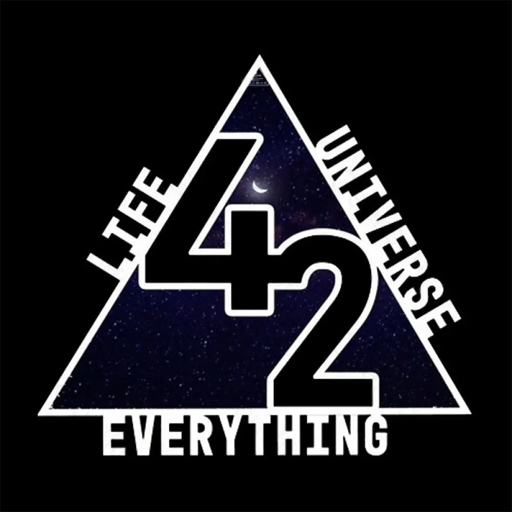 42 The Answer To Life The Universe And Everything T-Shirt