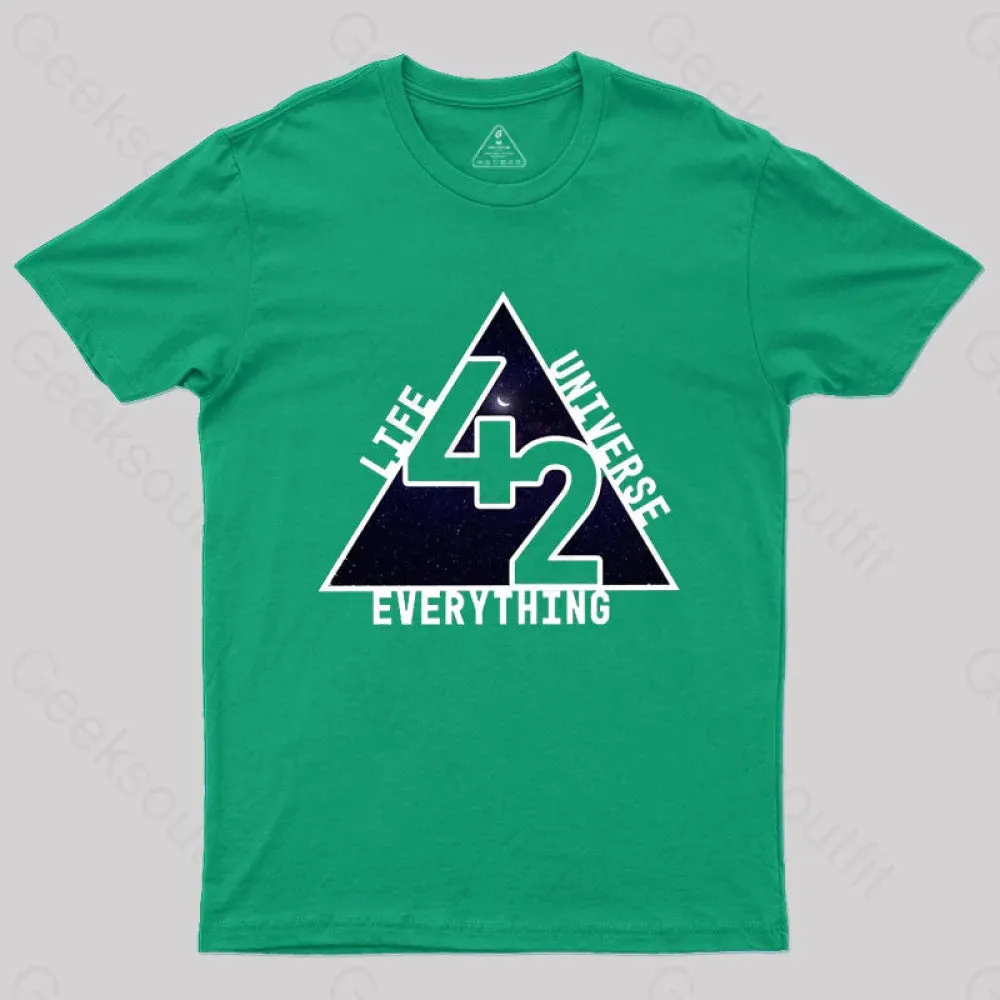 42 The Answer To Life The Universe And Everything T-Shirt