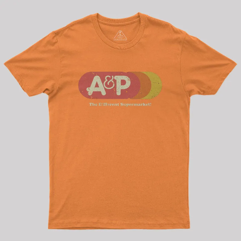 A&P Supermarket 1976 Vintage Nerd T-Shirt