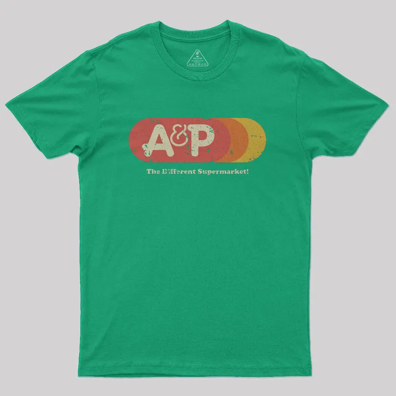 A&P Supermarket 1976 Vintage Nerd T-Shirt