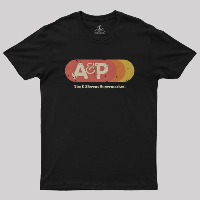 A&P Supermarket 1976 Vintage Nerd T-Shirt