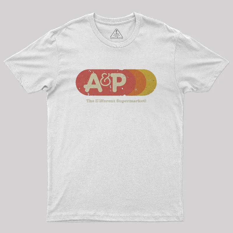 A&P Supermarket 1976 Vintage Nerd T-Shirt