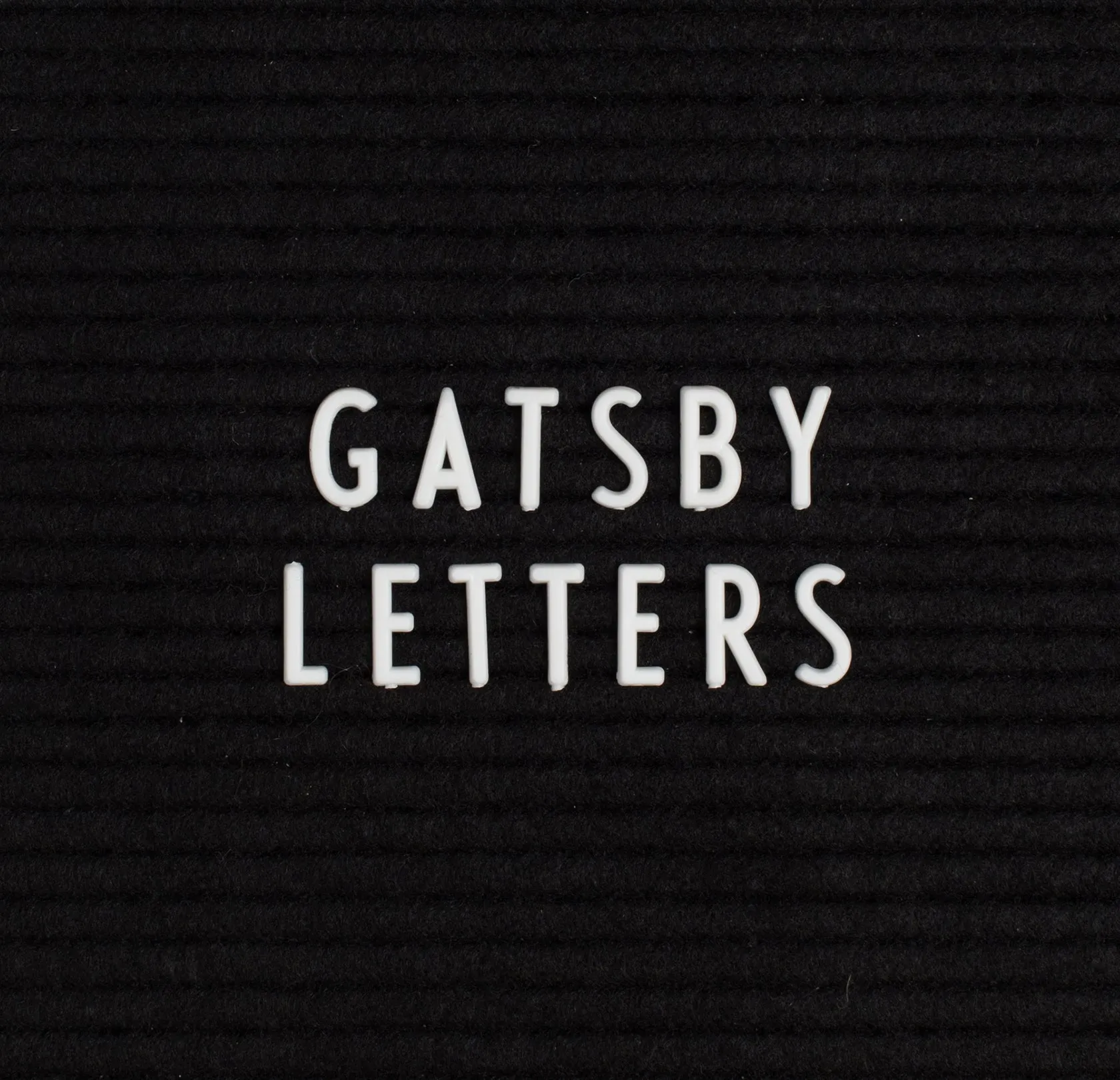 Additional Gatsby Letter Set