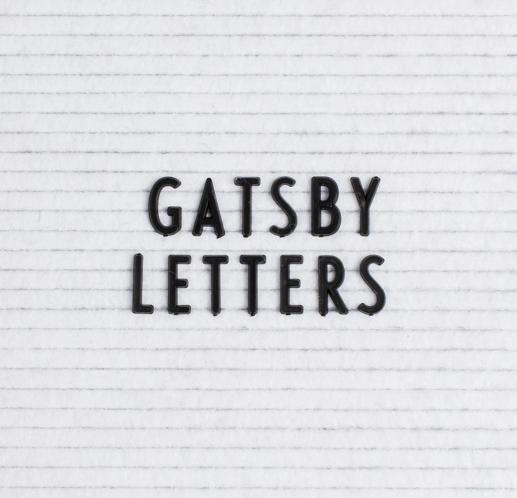 Additional Gatsby Letter Set