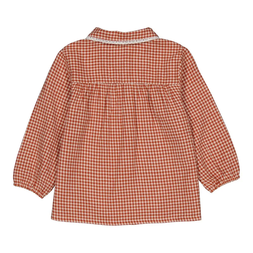 Amandine Baby Blouse Gingham