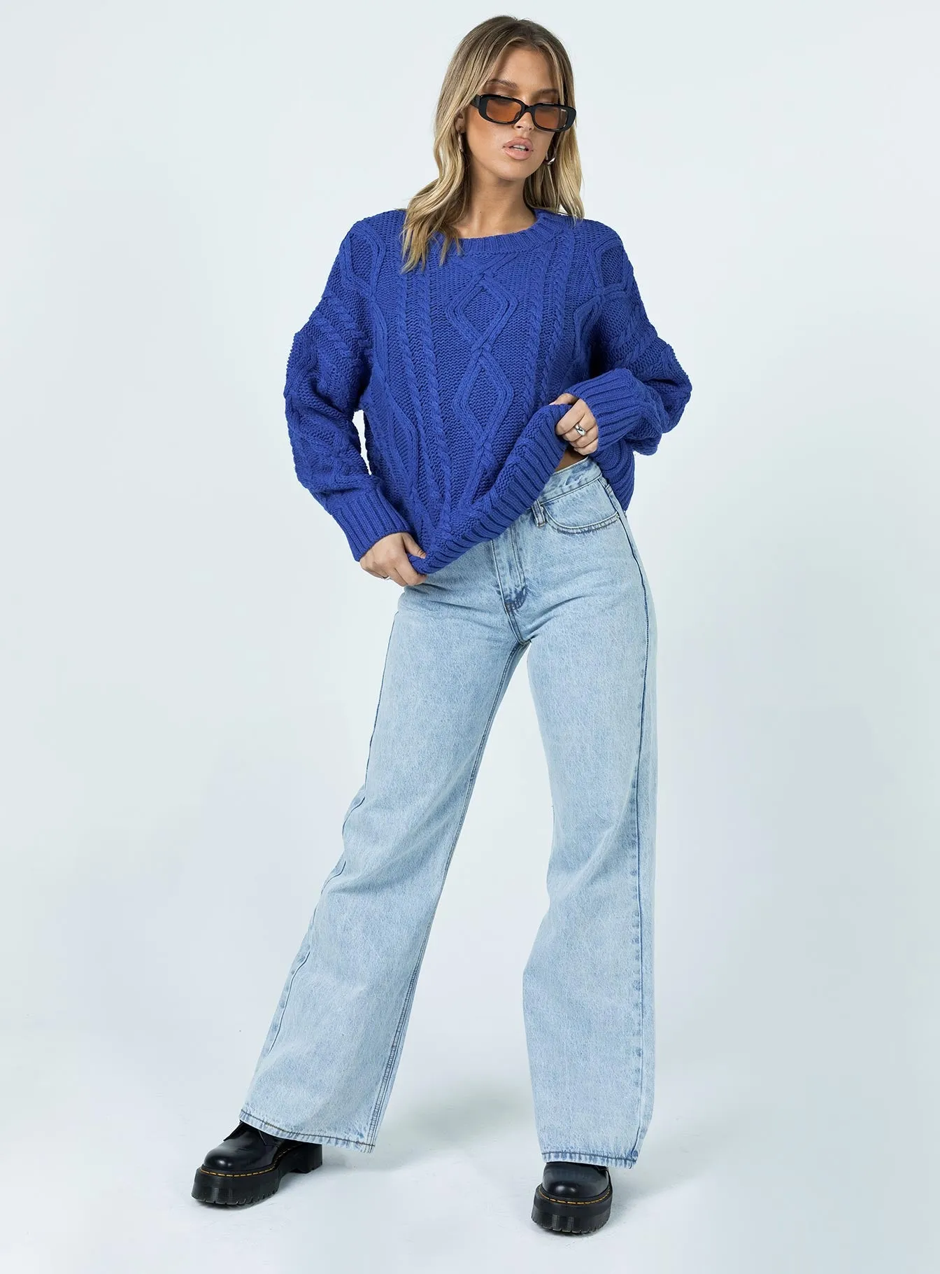 Anaya Oversized Sweater Monday Blues