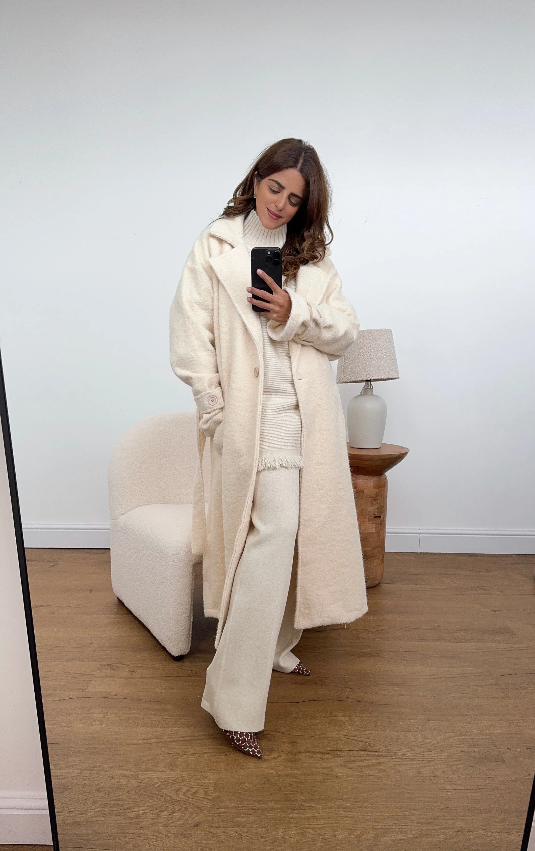 Anta coat in ivory