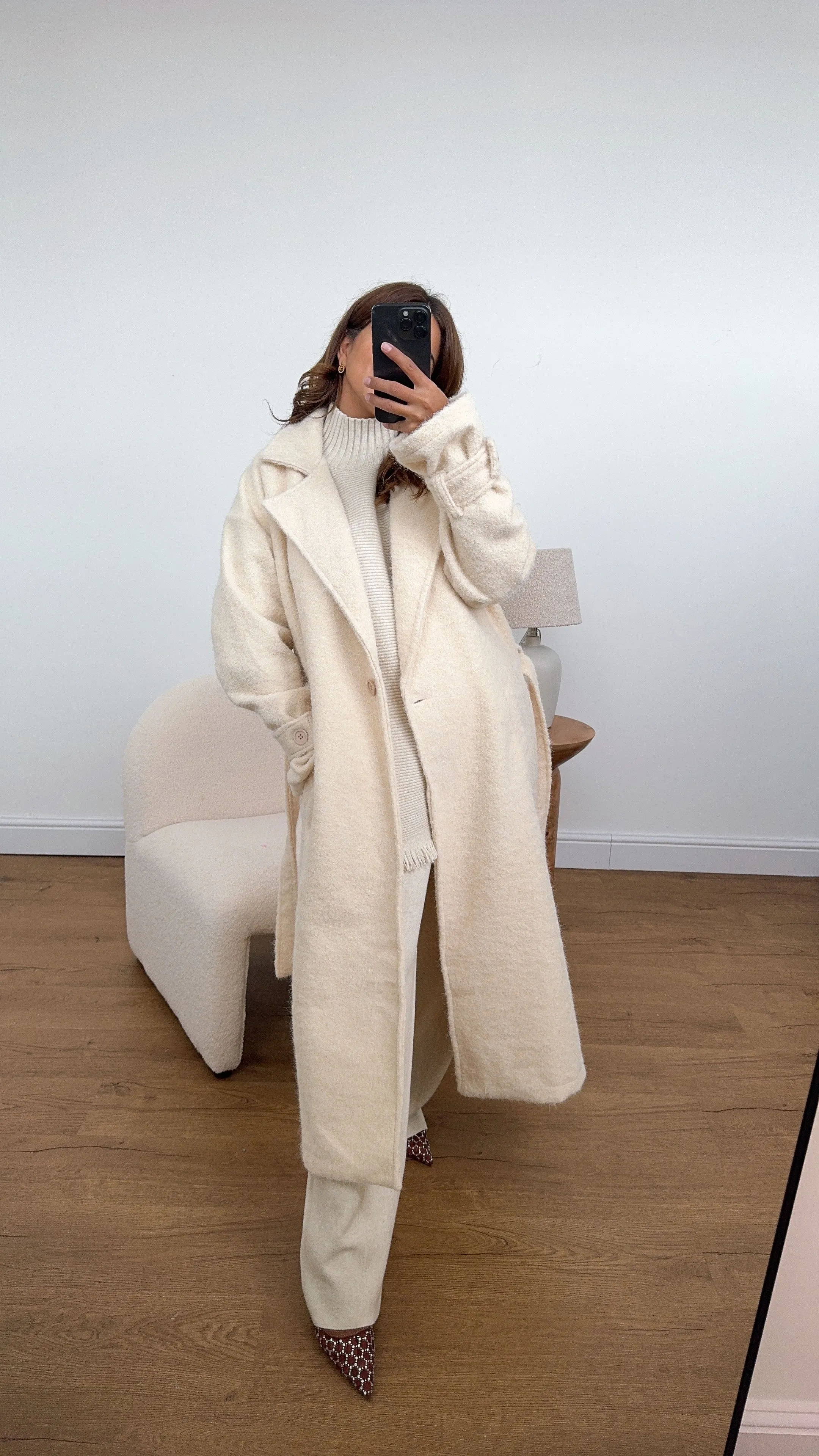 Anta coat in ivory