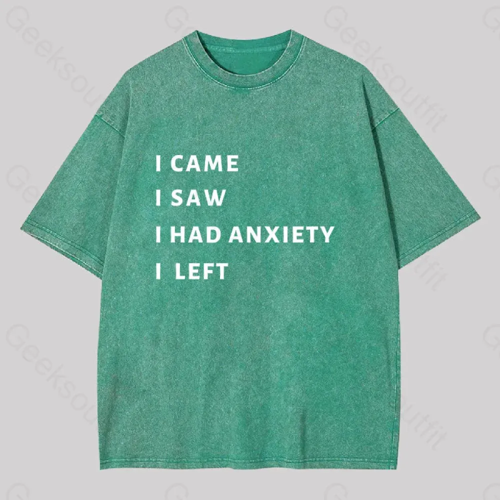 Anxiety Washed T-shirt