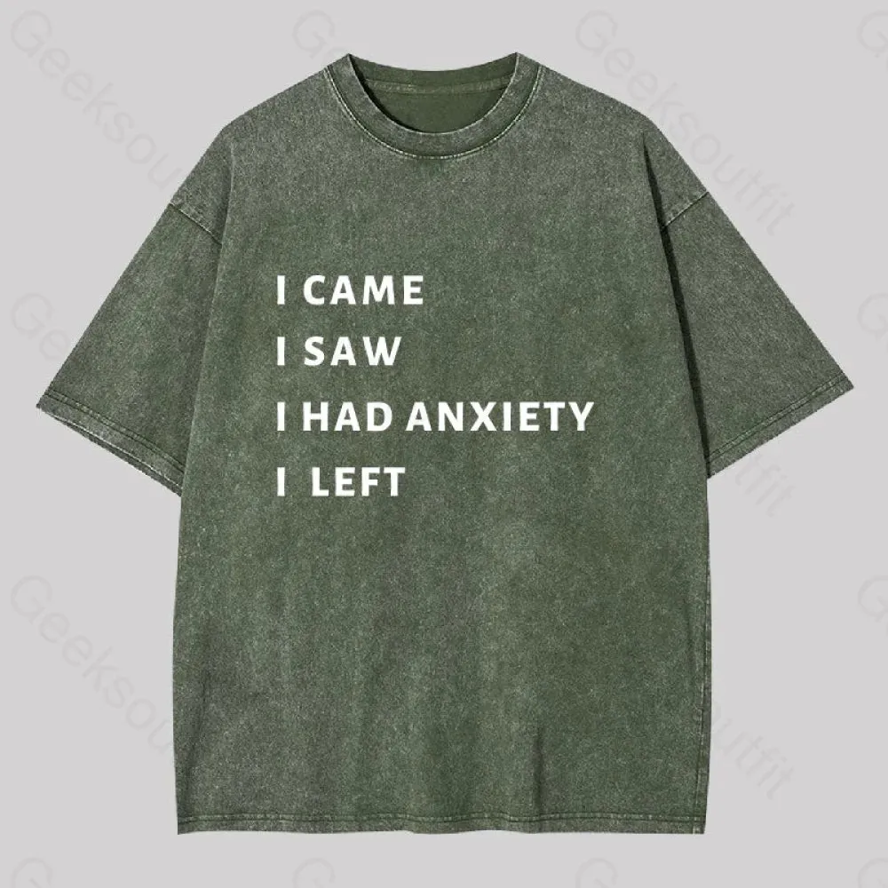 Anxiety Washed T-shirt