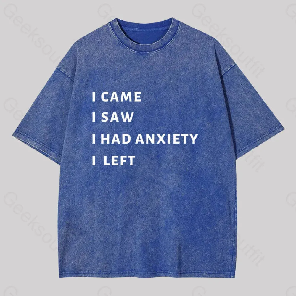 Anxiety Washed T-shirt