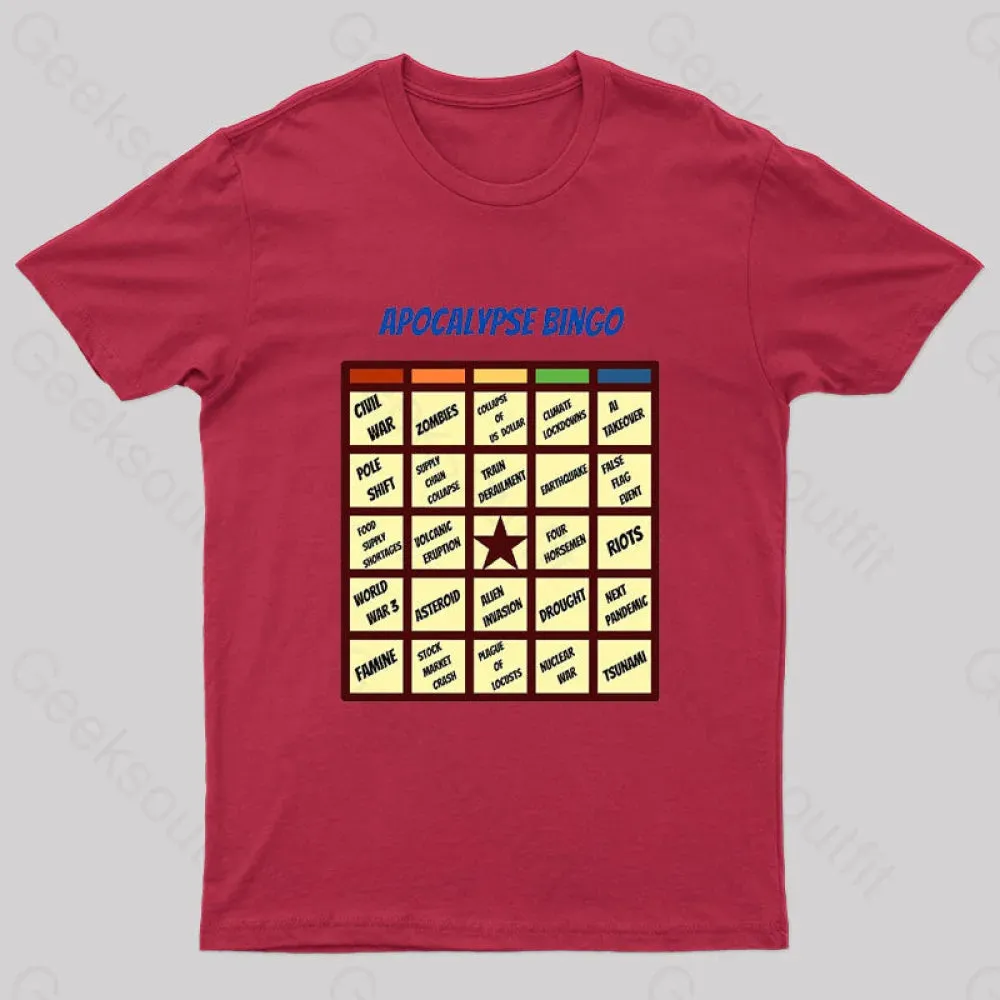 Apocalypse Bingo Geek T-Shirt