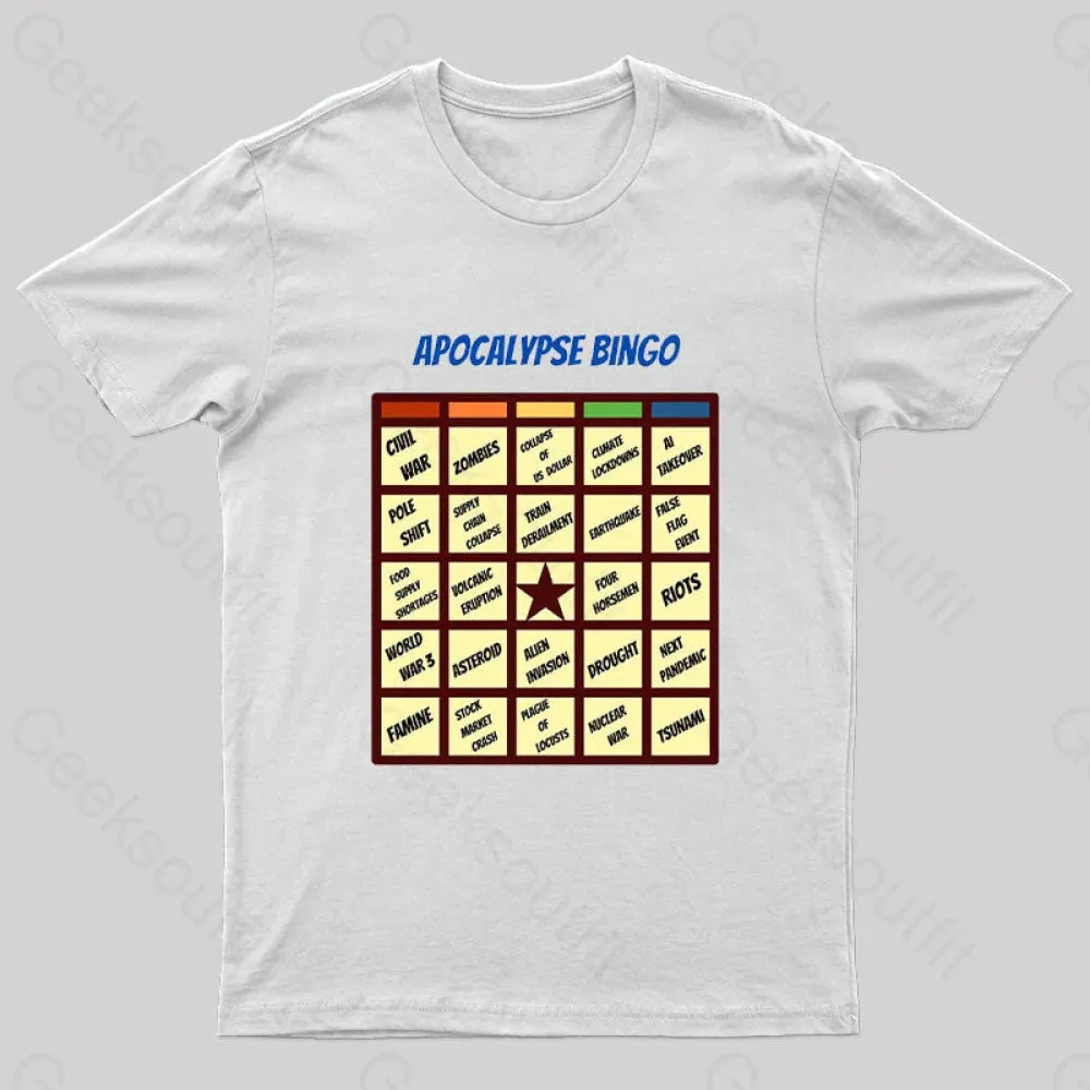 Apocalypse Bingo Geek T-Shirt