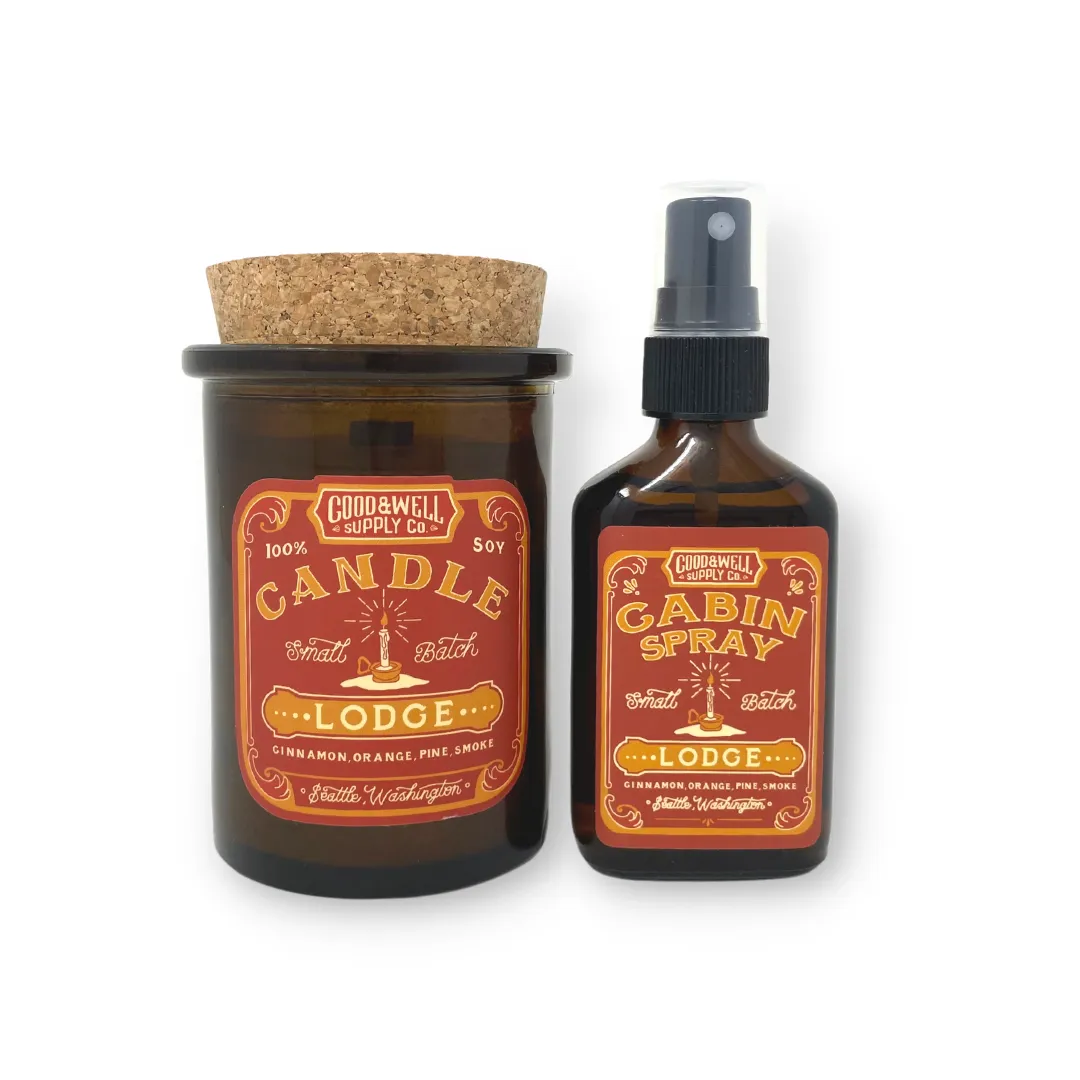 Apothecary Candle & Cabin Spray Bundle