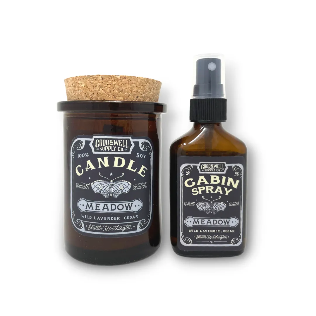 Apothecary Candle & Cabin Spray Bundle