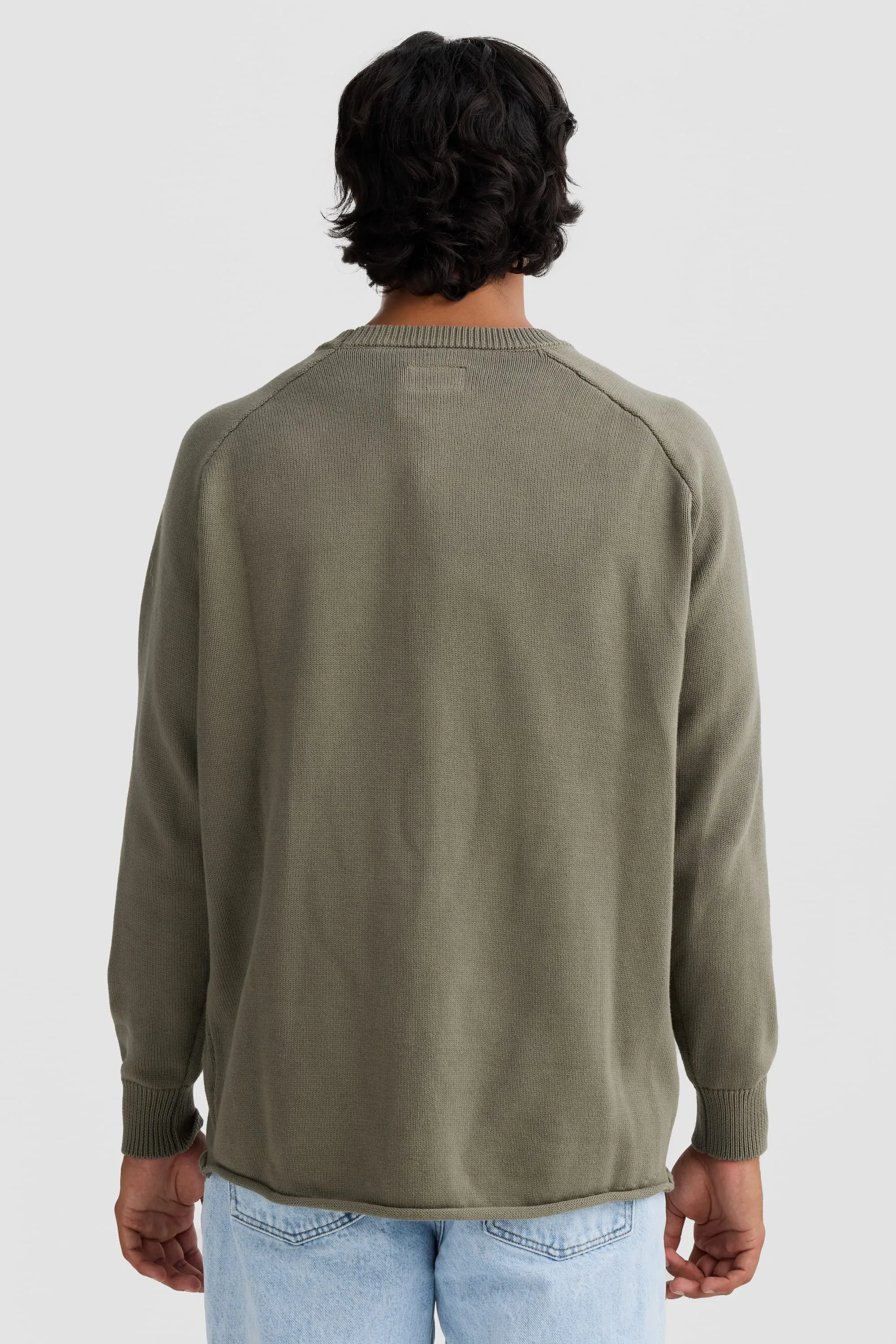 Atlas Knit Crew Moss