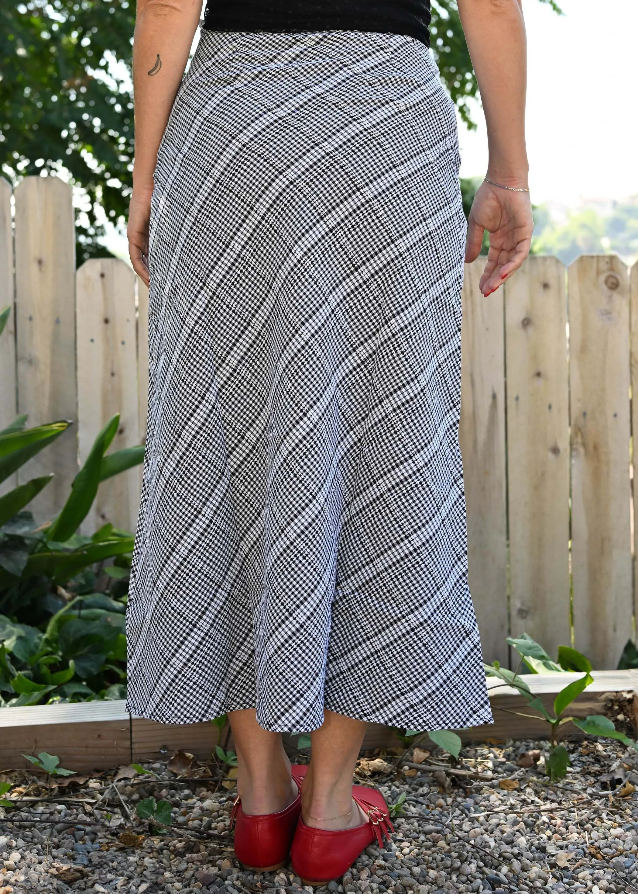 Aurora Skirt - Spring Plaid