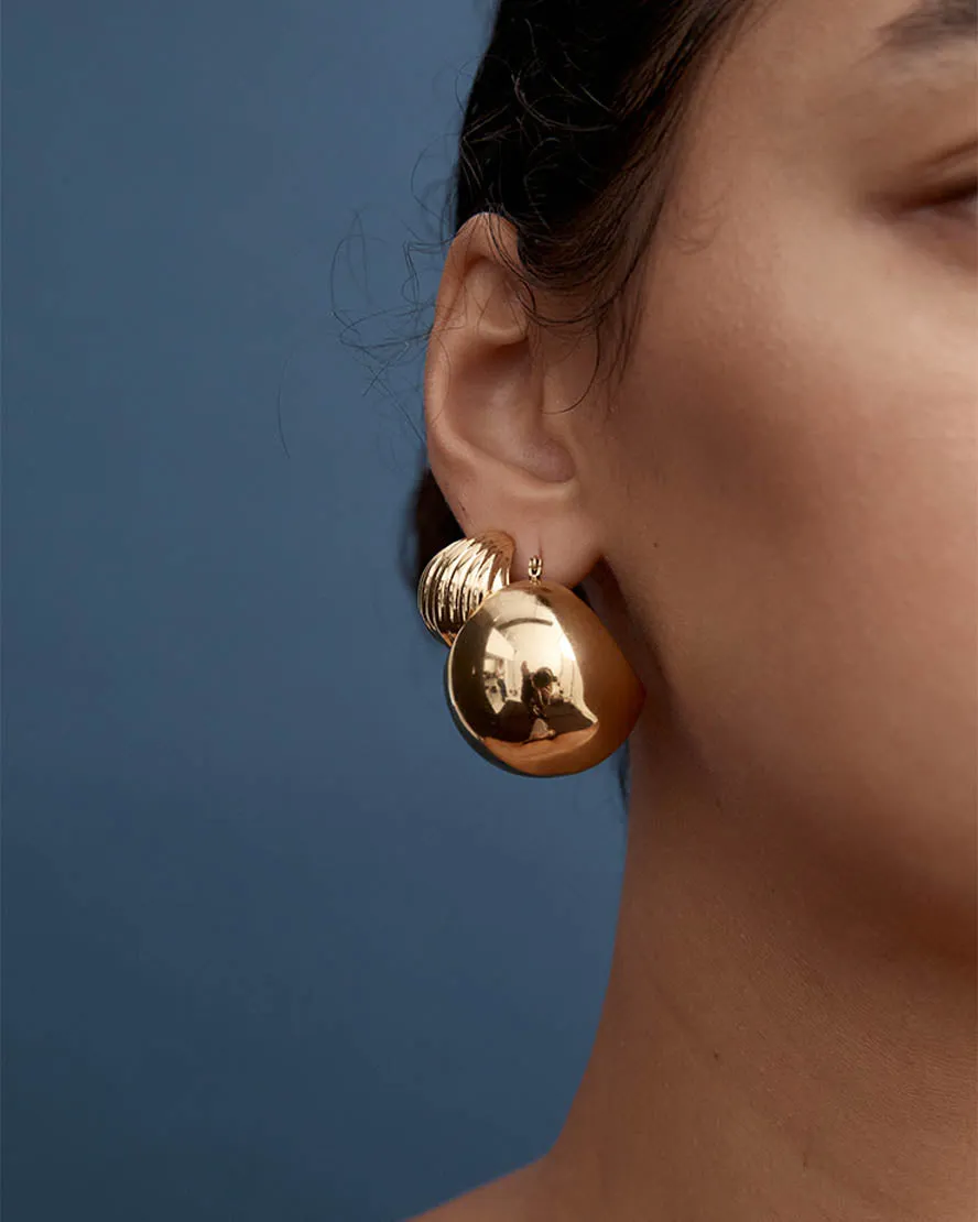 Autumn Earrings in Gold