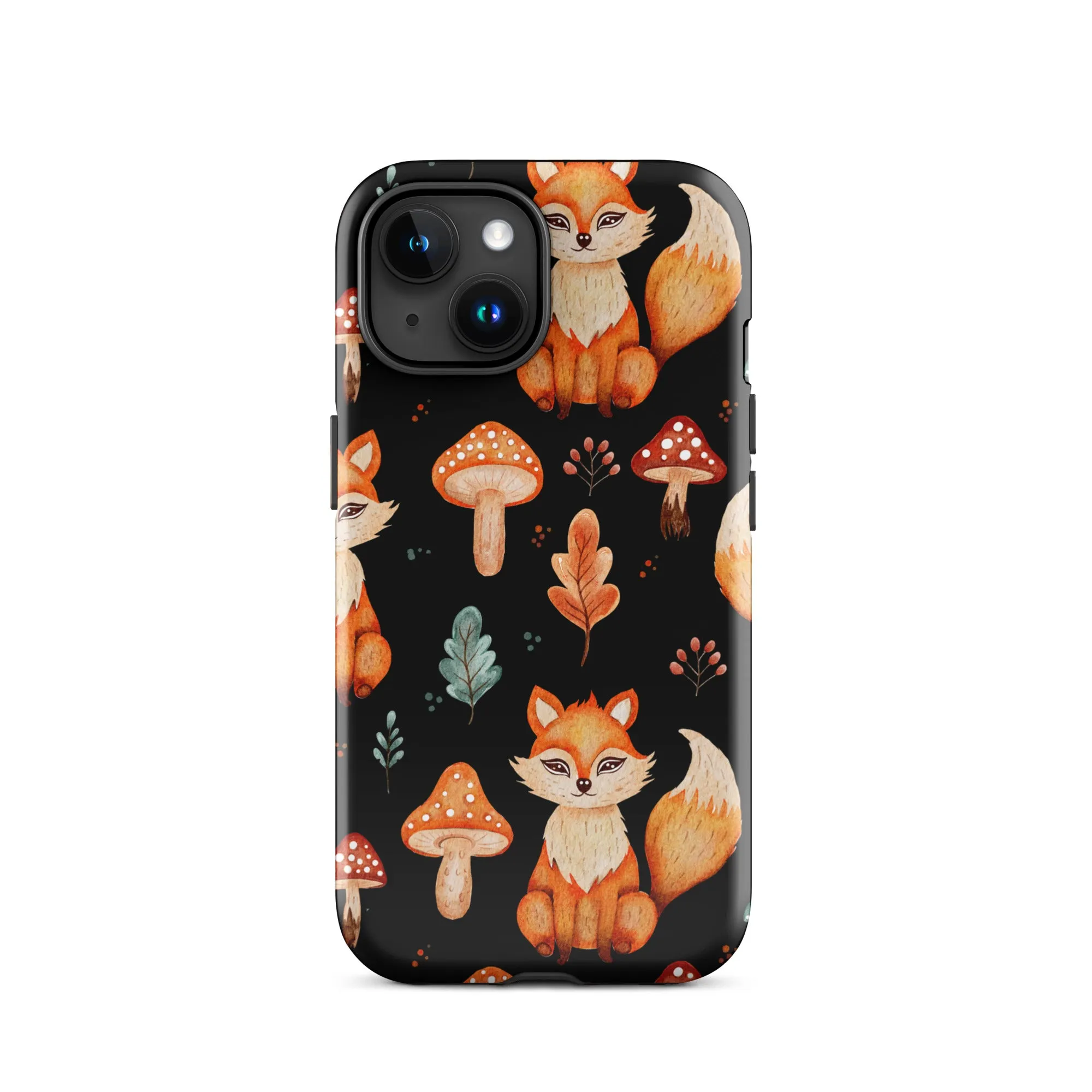 Autumn Fox & Mushroom Premium iphone Case