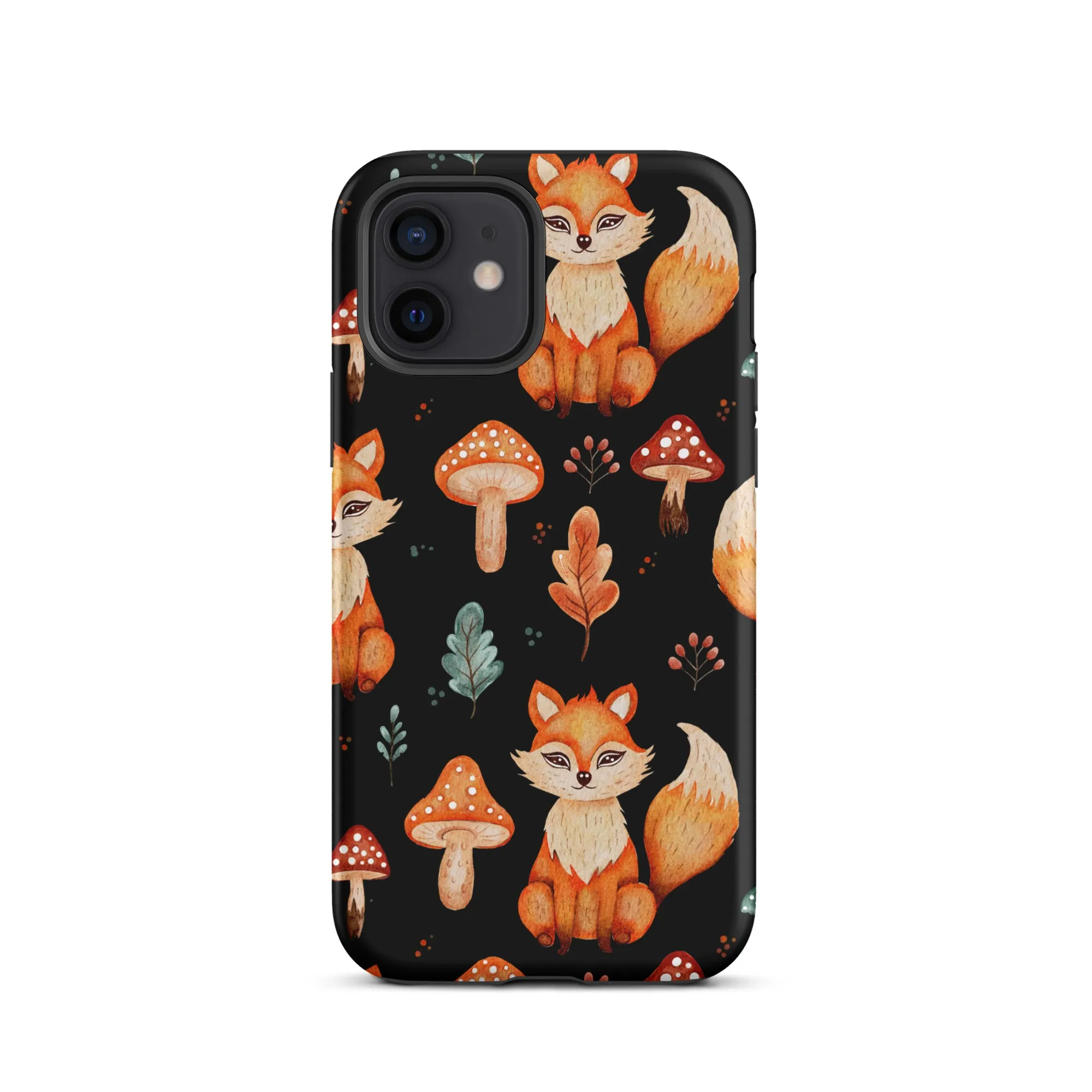 Autumn Fox & Mushroom Premium iphone Case