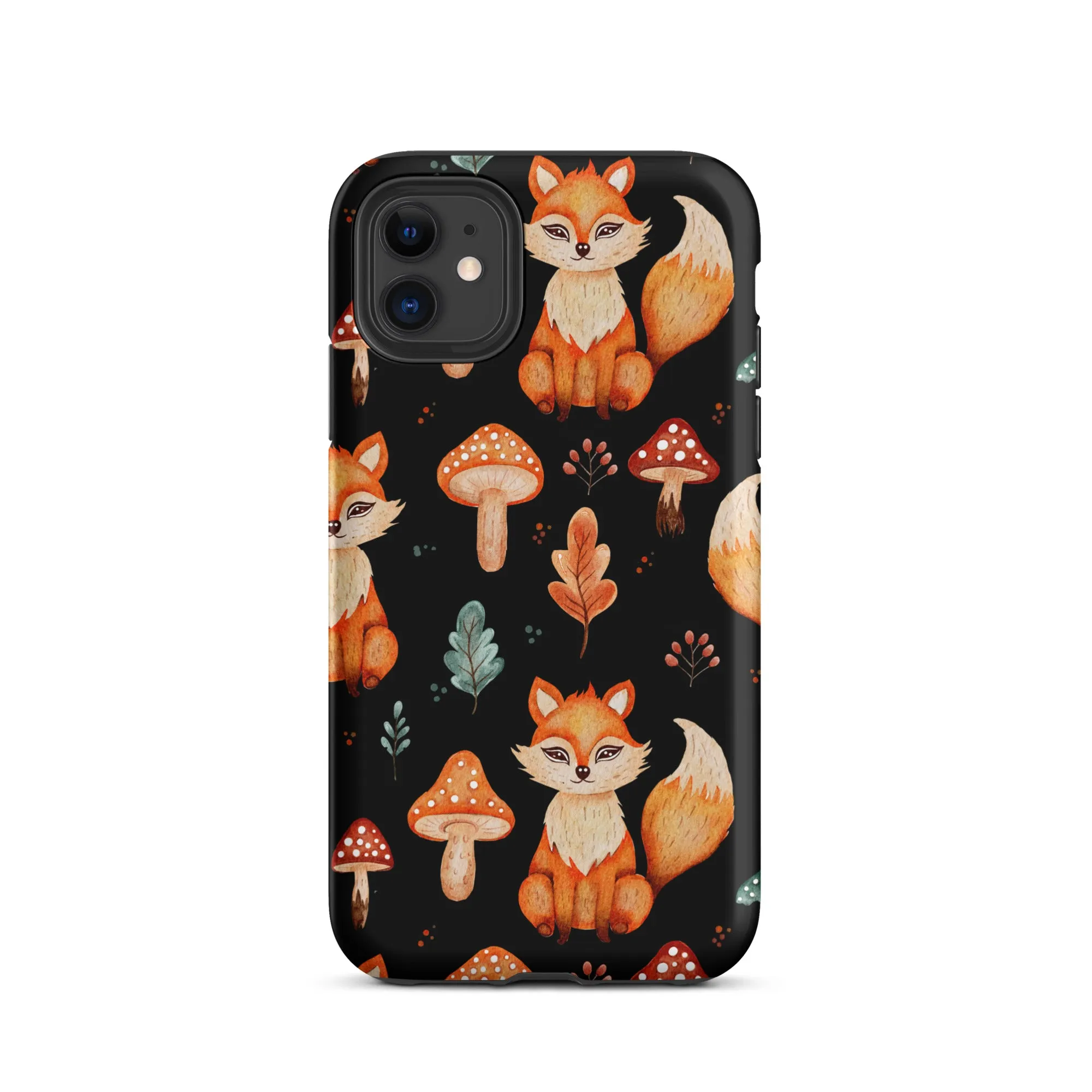 Autumn Fox & Mushroom Premium iphone Case