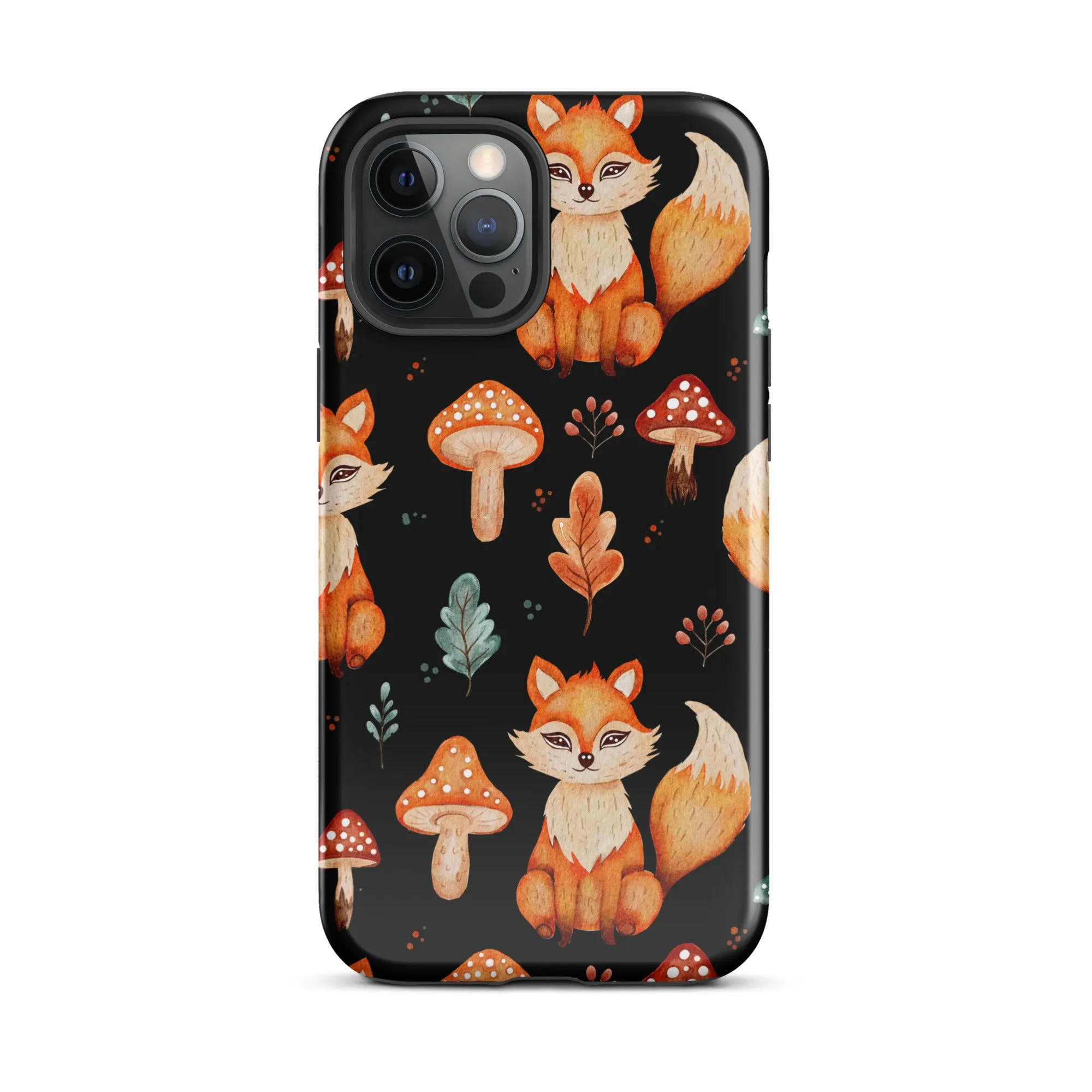 Autumn Fox & Mushroom Premium iphone Case