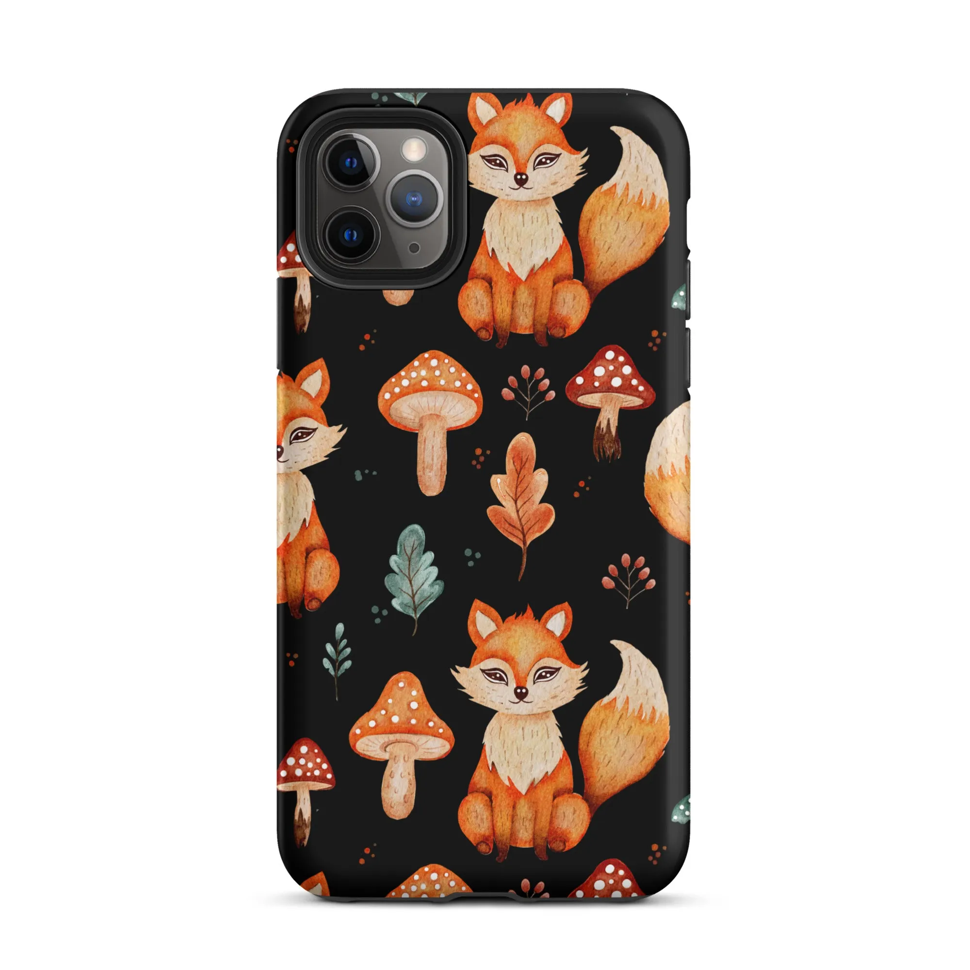 Autumn Fox & Mushroom Premium iphone Case