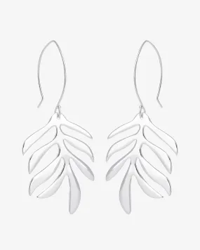 Autumn Leaf earrings silver