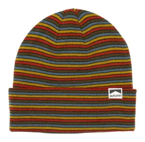 Autumn Mixed Stripe Surplus Beanie - Multi