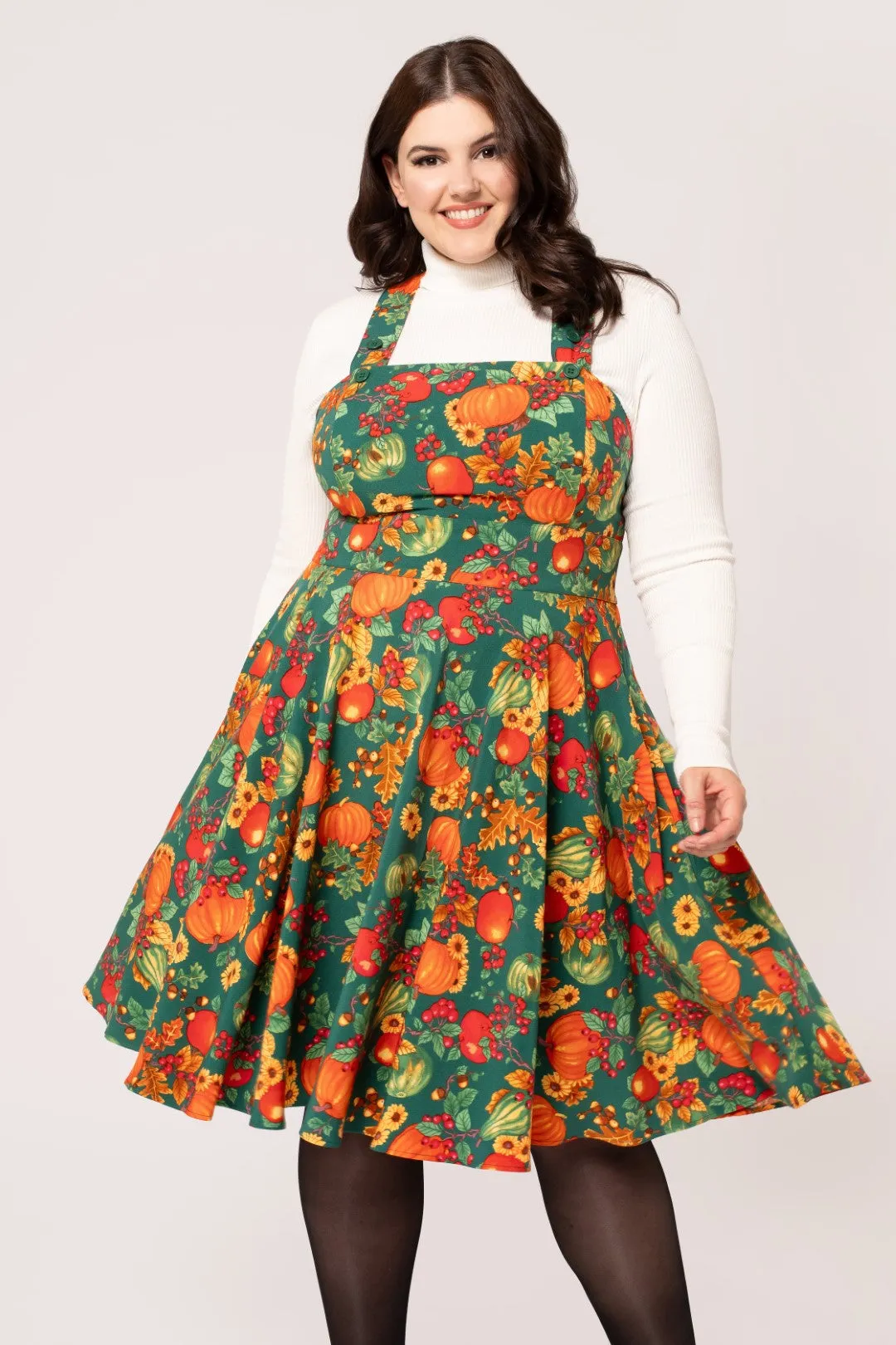 Autumn Pinafore Dress