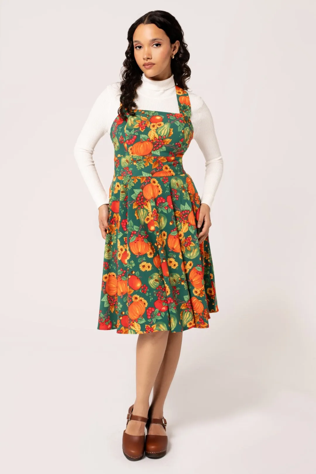 Autumn Pinafore Dress