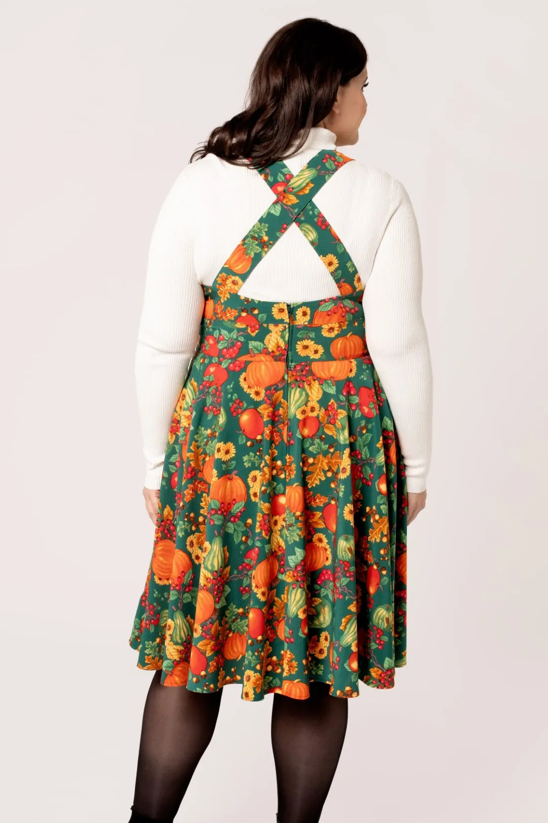 Autumn Pinafore Dress