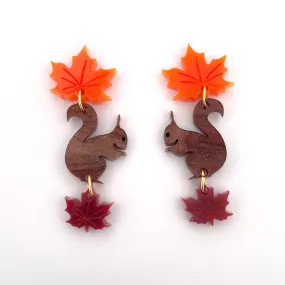 Autumn Sprig - Earrings - Set of 2