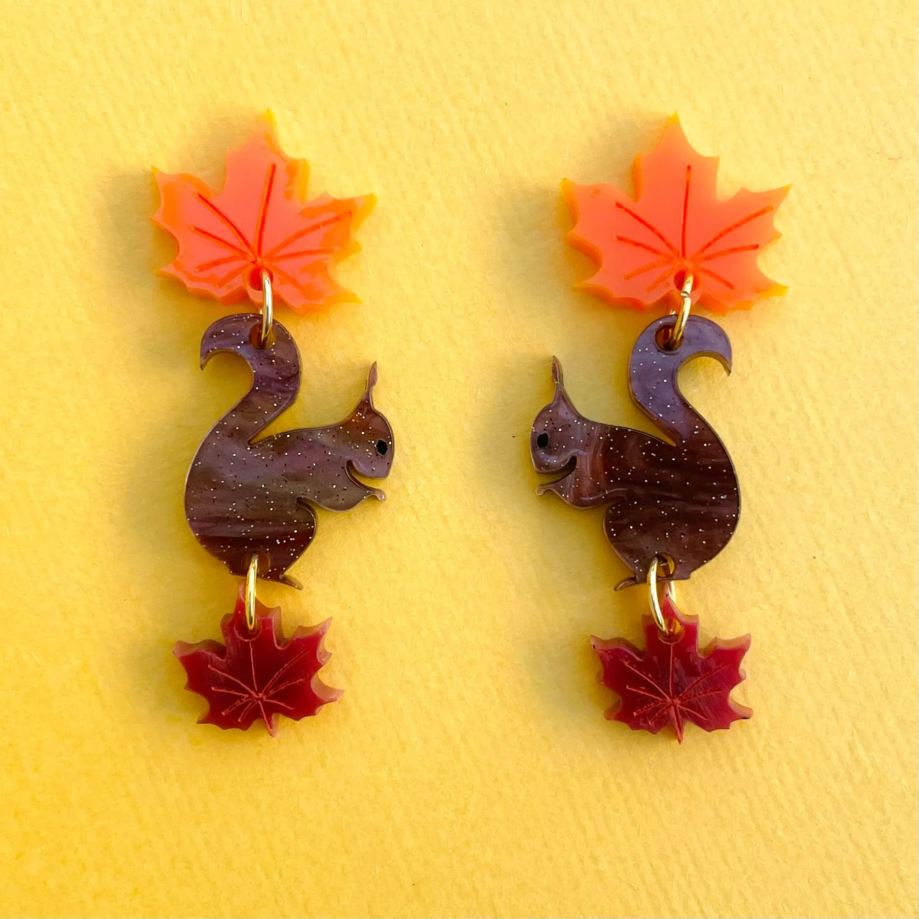 Autumn Sprig - Earrings - Set of 2