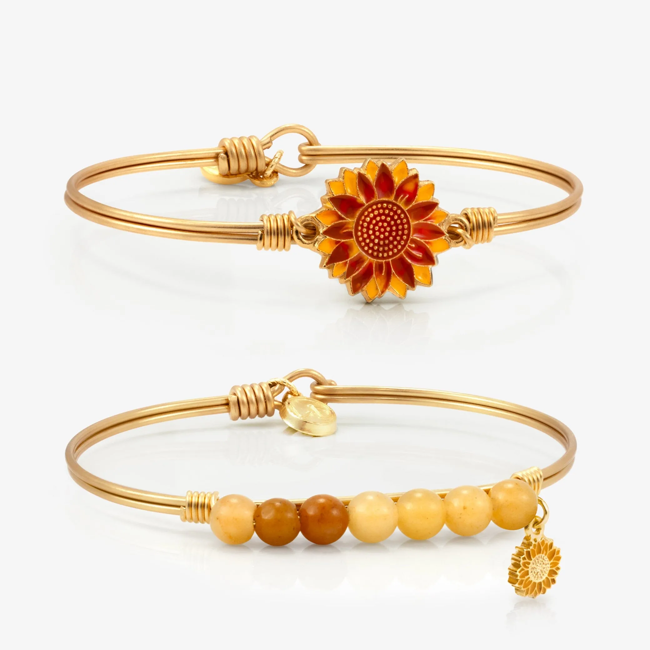 Autumn Sunflower Bangle Set