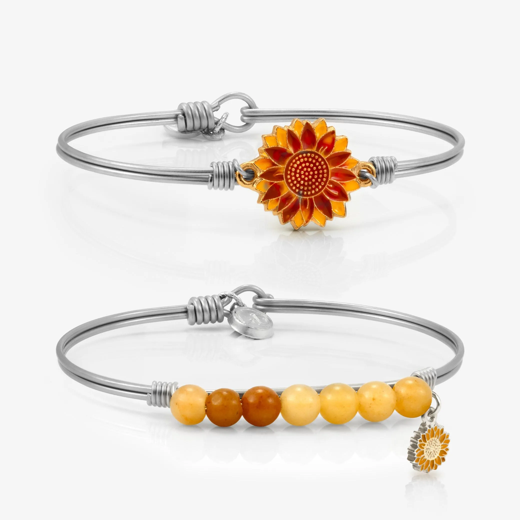 Autumn Sunflower Bangle Set