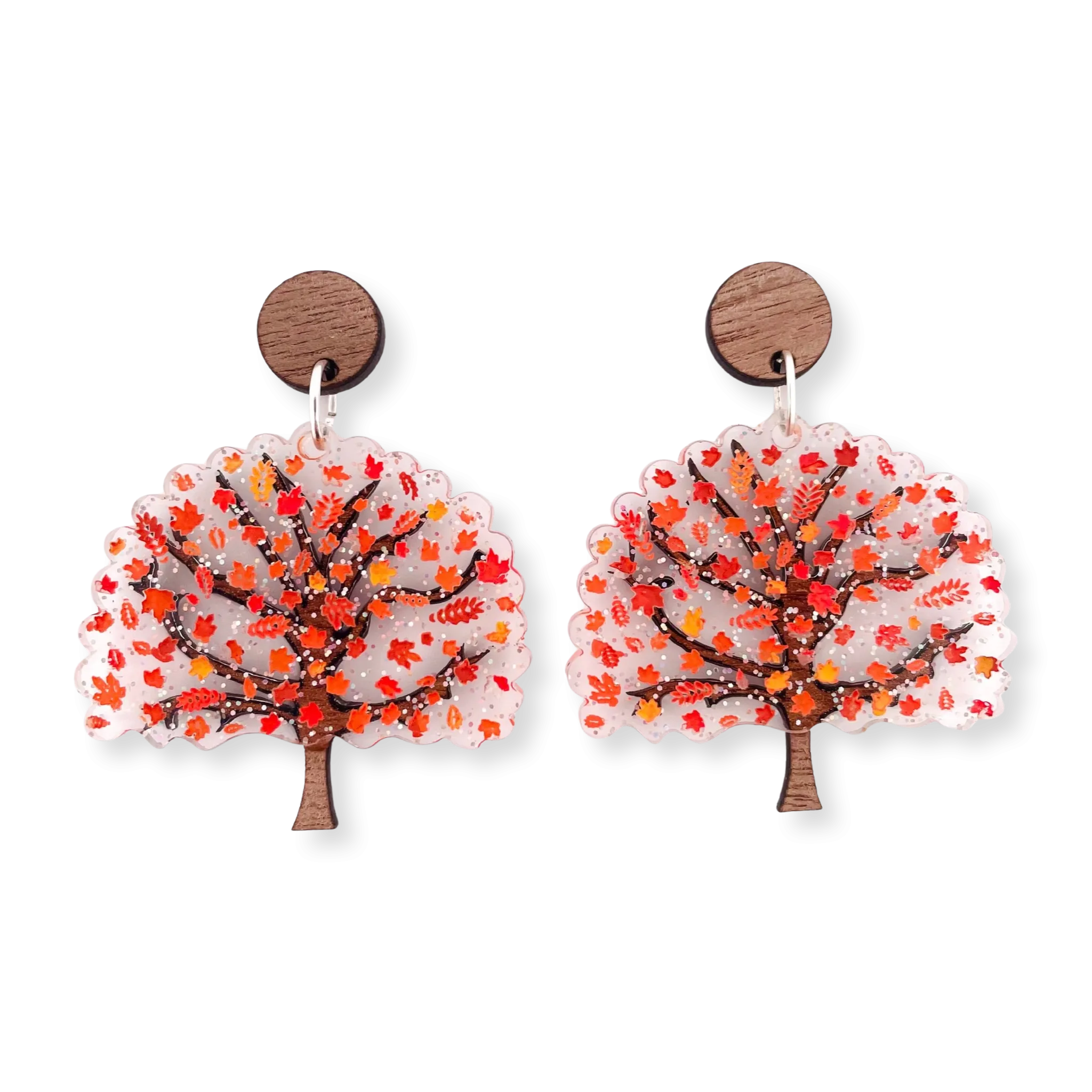 Autumn tree - Earrings