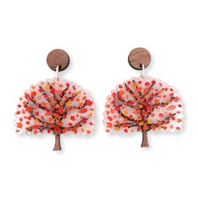 Autumn tree - Earrings