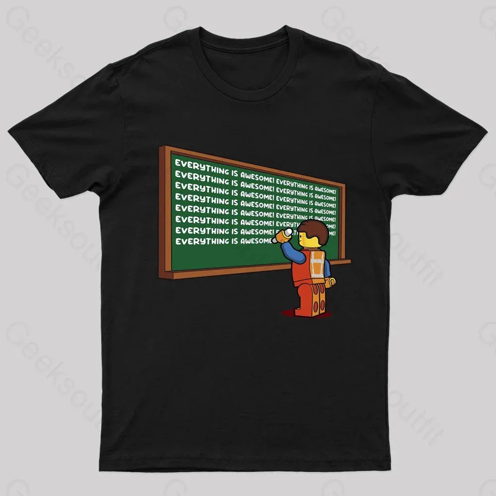 Awesome Chalkboard Geek T-Shirt