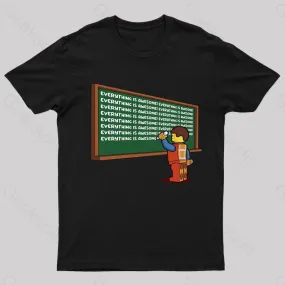 Awesome Chalkboard Geek T-Shirt