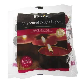 Baltus Night Lights Winter Berries 20 Pk