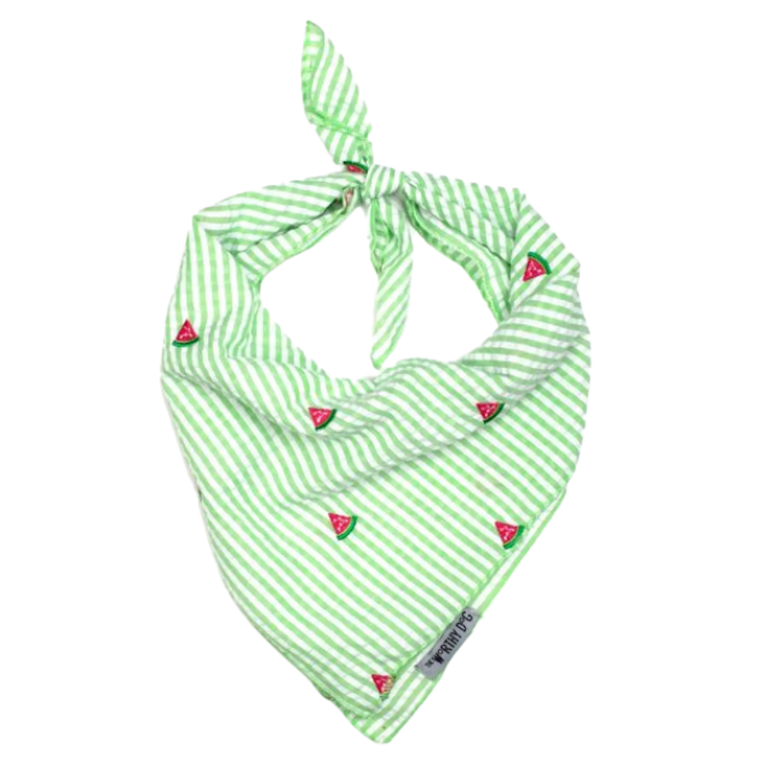 Bandana | Green Stripe Watermelon