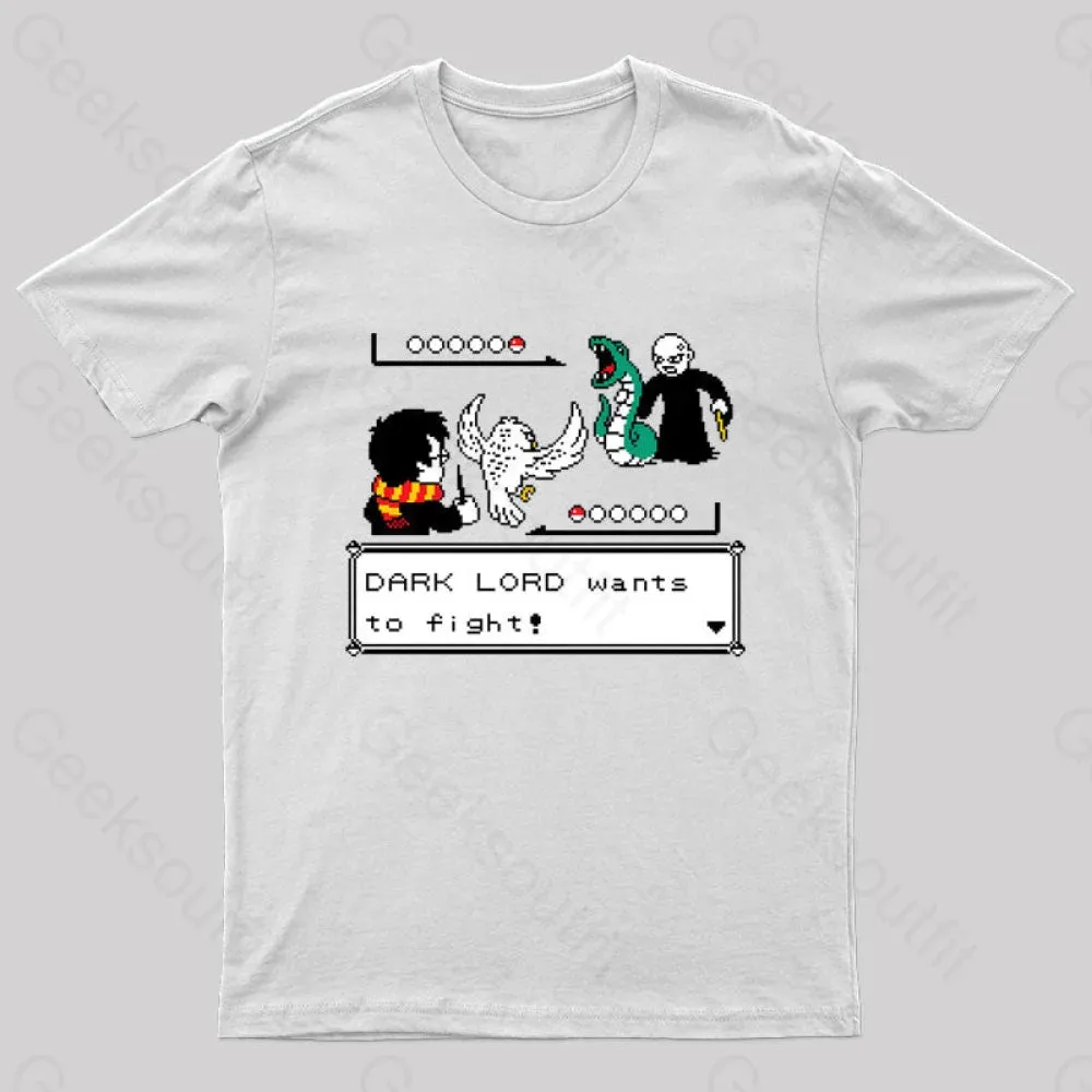 Batalla a Muerte Con Varitas Nerd T-Shirt