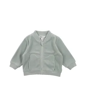 Bebe Atlas Velour Jacket - Sage (Size 000-2)